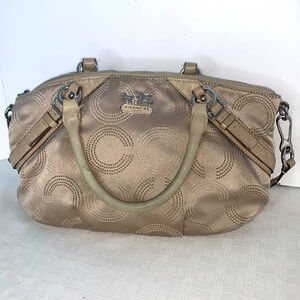 Coach, Madison Dotted optive art Sophia satchel